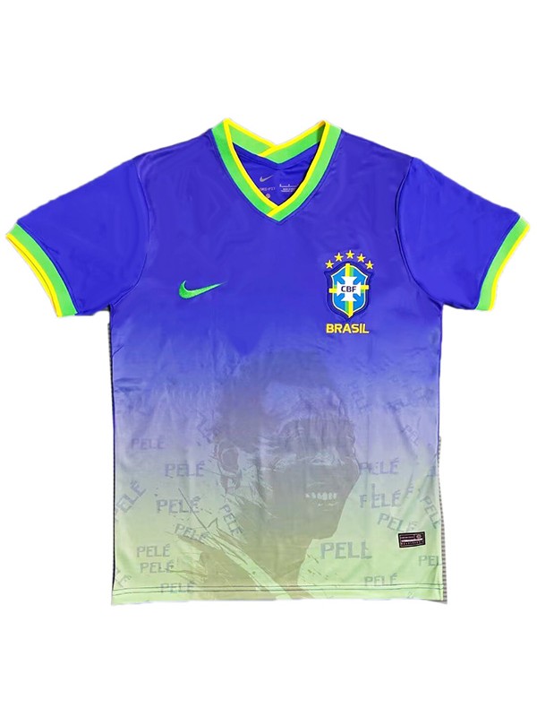Brazil special blue jersey Bailey commemorative edition kit soccer uniform men's sportswear football kit tops sport shirt 2023